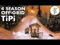 Ultimate 4 Season Off-Grid Tipi - A Tiny House Alternative (Teepee, tent)