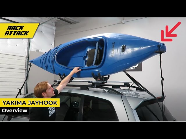 Yakima JayHook Vertical J Style Kayak Carrier Review and Demonstration -  YouTube