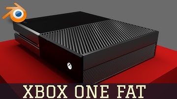 3D Modeling: Xbox One (FAT) Console - Full Video (Timelapse)