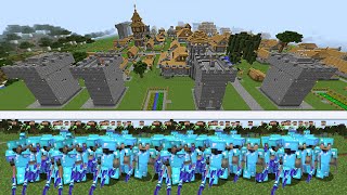 BÜYÜK KÖYE SALDIRI!!! | Minecraft Kale MOD #20