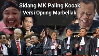 OPUNG PARBELLAK, PENGACARA 01 DAN 03 BIKIN MALU INDONESIA, SIDANG  SENGKETA PEMILU KOK BAHAS BANSOS