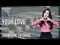 SUPER EASY: How to play Your Love by Jisoo on Trombone (Tutorial)