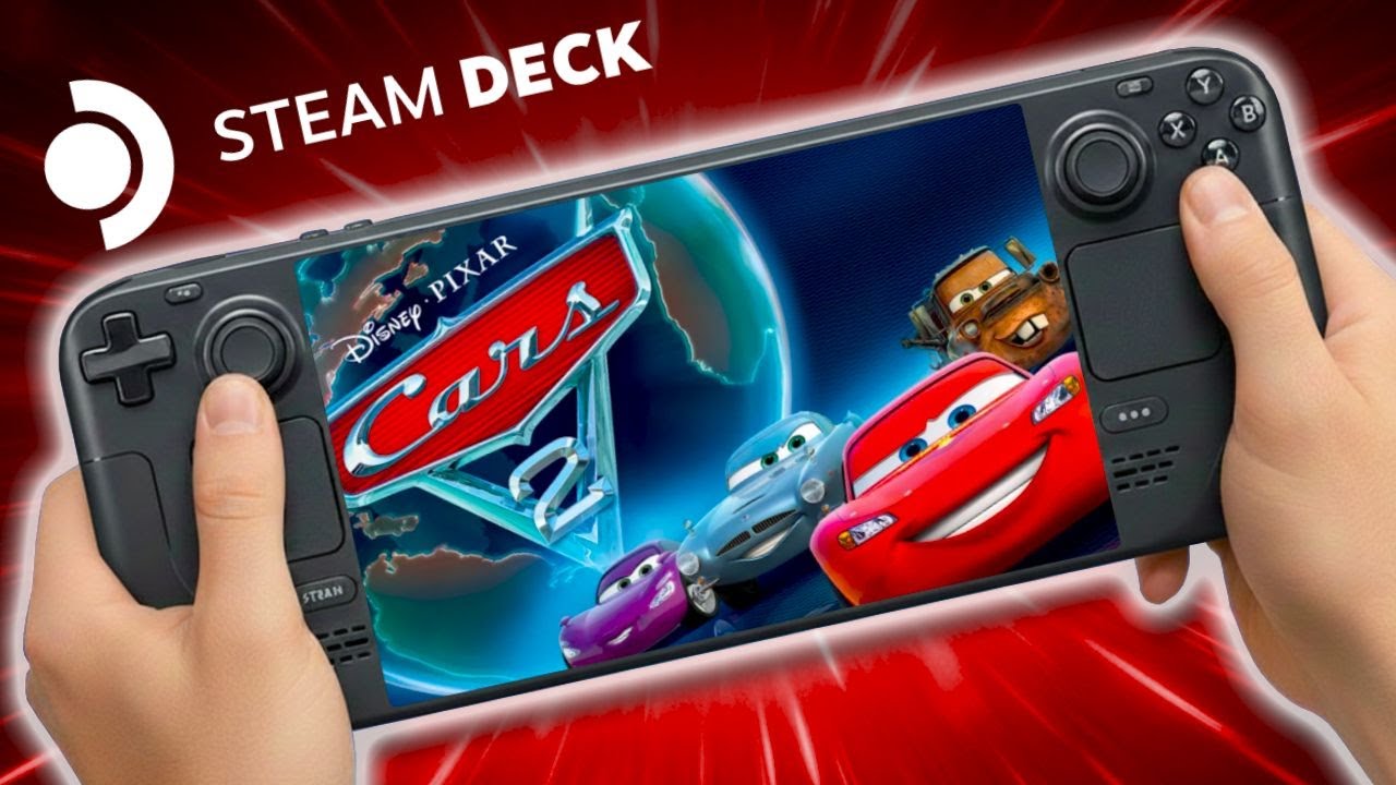 Cars 2: The Video Game - Steam Deck OLED Gameplay Steam OS 3.7.19