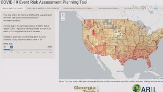 How risky is it to attend large events in Whatcom County?