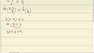 Intermediate Algebra Homework - Linear Inequalities - P0396045