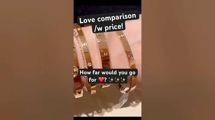 Cartier Love bracelet small VS medium VS classic comparison w price | #cartier love bracelet