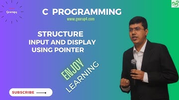 Structure Program : Input and Display using Pointer