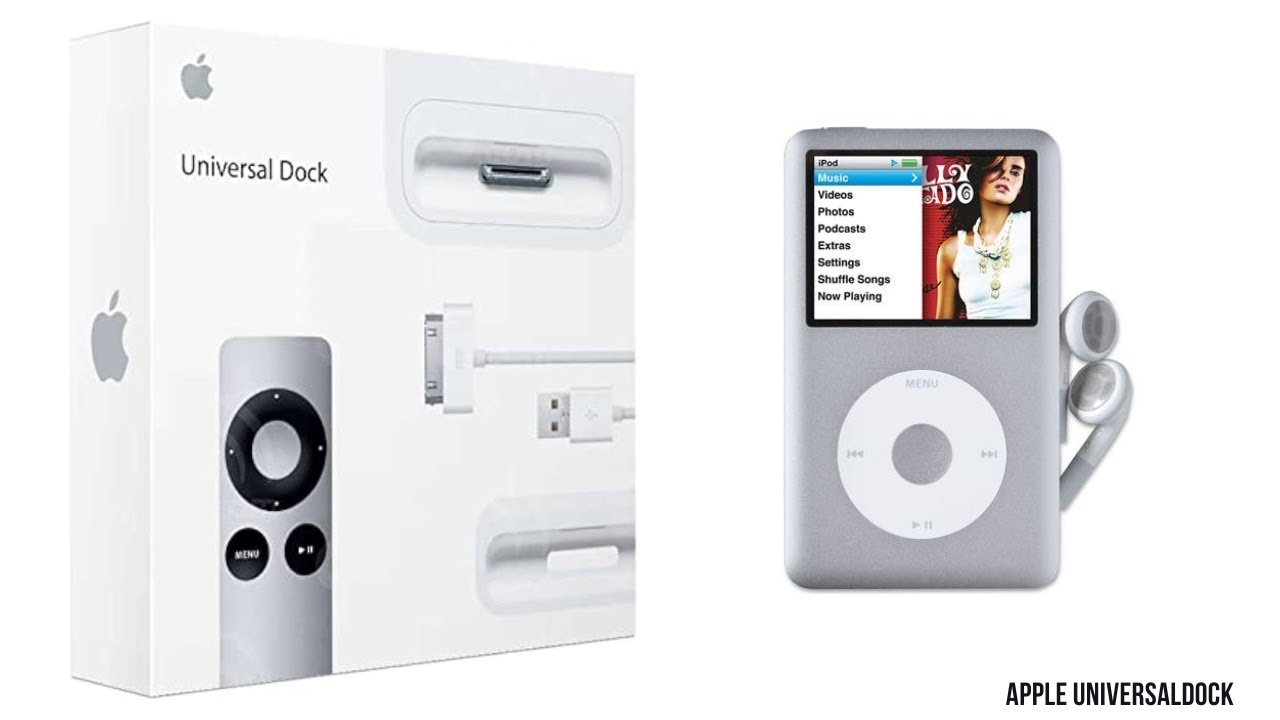 iPod Classic unboxing Apple Universal Dock - YouTube