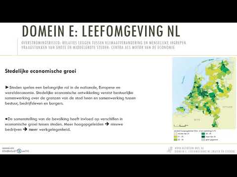 Nederland (deel 4) - Examentraining aardrijkskunde havo 5 DOMEIN LEEFOMGEVING NL door mevrouw-Mol.nl