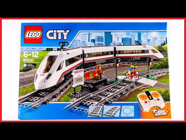 LEGO 60051 City High-Speed Passenger Speed Build -