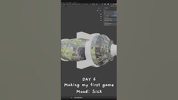 Day 6 Of making my first  horror game!  #3d #blender #dev #devlog #game #games #gameshorts #horror