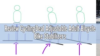 Review CyclingDeal Adjustable Adult Bicycle Bike Stabilizers Training Wheels Fits 24" to 29" - Quali