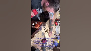 Drilling wire holes #shorts