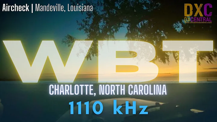 1110 | WBT | Charlotte, NC | Mandeville MW Airchecks