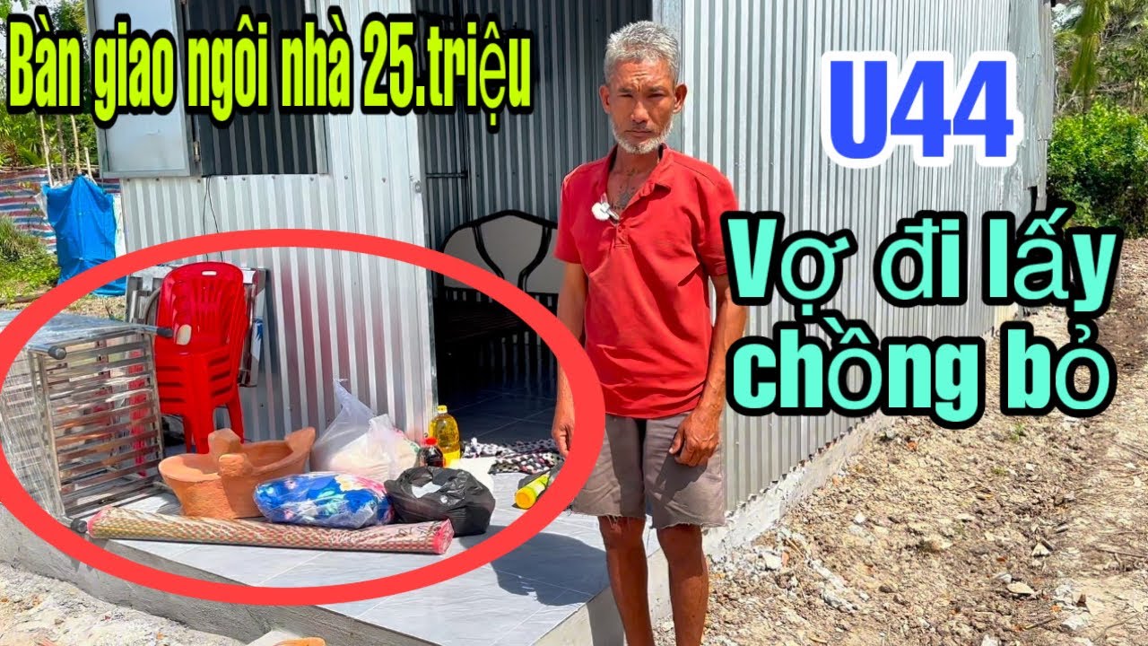 Ngày bàn giao ngôi nhà anh hậu 44 tuổi và được tặng đồ #vobo 