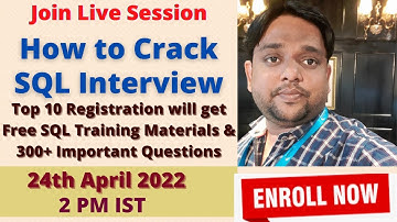 How to Crack SQL Interview | SQL Interview Questions and Answers | Pandey Guruji|