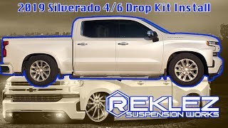 4/6 Drop Kit on 2019 Silverado Belltech Street Performance 1040SP