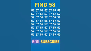 FIND THE ODD NUMBER 👉58 #challenge #quiz #puzzle #emojichallenge #ढूंढो #iqtest #shortsfeed #viral