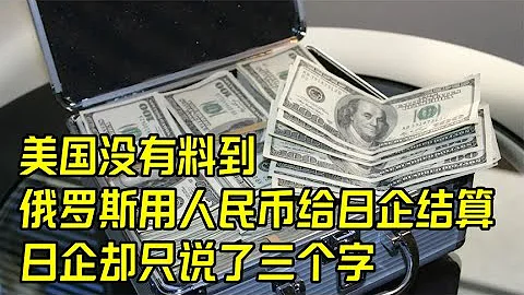 美国没有料到，俄罗斯用人民币给日企结算，日企却只说了三个字 - 天天要闻