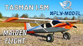 Xfly Model Tasman 1500mm Wingspan 4s Rc Stol Bush Plane Pnp Maiden Flight Just Before Tornado Youtube