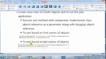 Java Comparator Tutorial Part 1/2