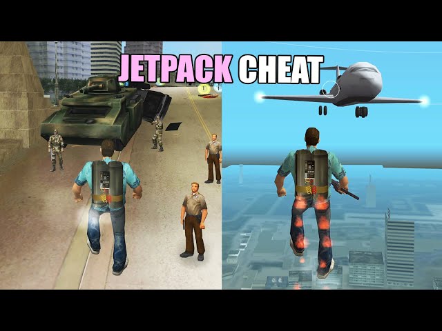 GTA Vice City Jetpack Cheat Code, How To Get Jetpack In GTA Vice City, Jetpack Mod