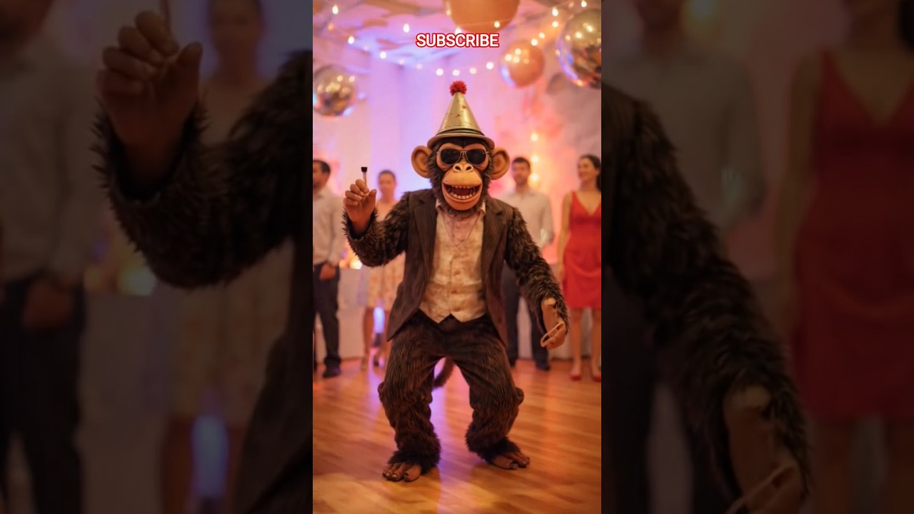 FUNNY DANCE ANIMALS | Monkey 