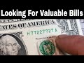 Searching Bank Notes for Star Notes and Cool Serial Numbers - $1000