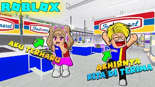 BANG CUPU DAN MAMACIL DITERIMA KERJA DI INDOMARET ROBLOX BROOKHAVEN!!