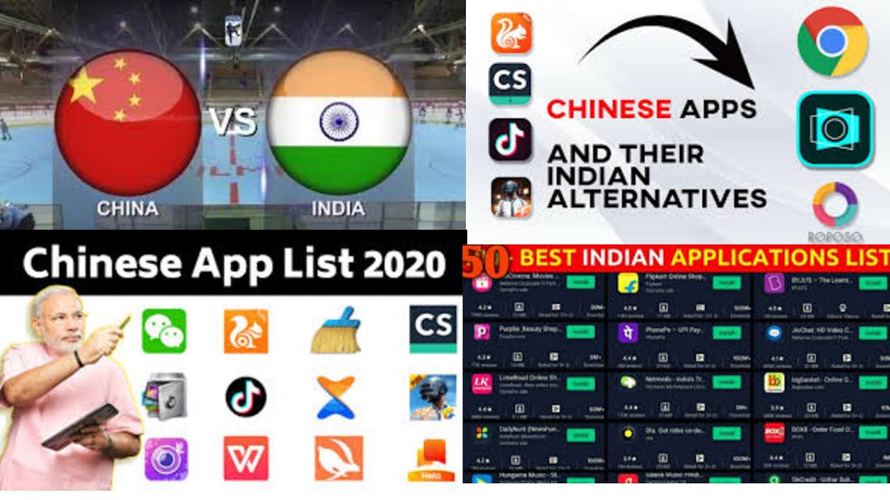 List of ban apps and their substitutes.