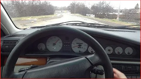 1992 Audi S4 - Acceleration, Driving and Tour