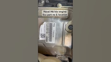 Haval h6 hev engine Ecu location and part no #havalh6hybrid #foryou #automobile #mechanic