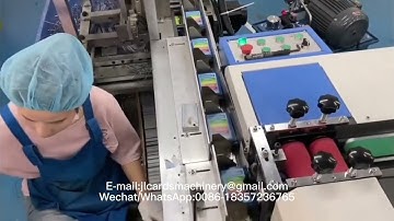 PK108-110 Automatic Study Cards Slitting Collating Machine Cards Cutting Machine