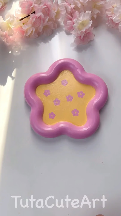 DIY trinket tray 🌸
