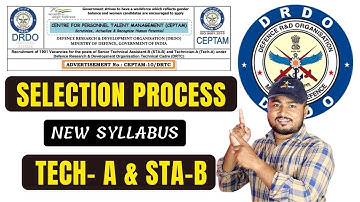 DRDO CEPTAM- 10 Tech- A & STA-B New Selection Process & New Syllabus (ITI & Diploma)