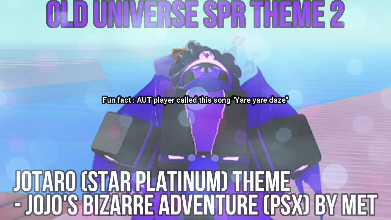 A universal time all old universe Star platinum requiem pose music ...