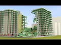 Condo collapse simulation  champlain towers south surfside florida miami 8k