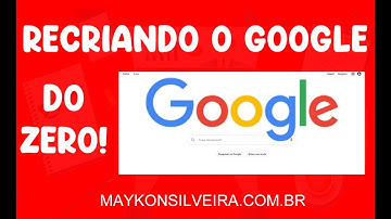 Recriando o Google Passo a Passo do Zero e Fácil - HTML5 - UI - CSS3 - JS - Maykon Silveira