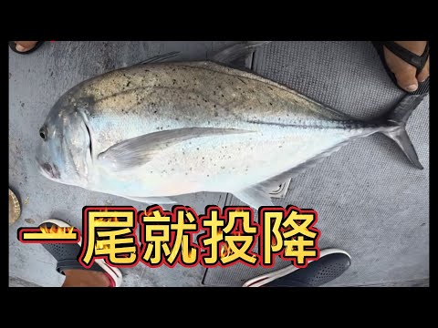 水面好多巴朗，那我就直接勾巴朗下去小魚換大魚