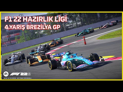 F1 22 | Brezilya GP | %100 Hazırlık Sezonu | 4. Yarış