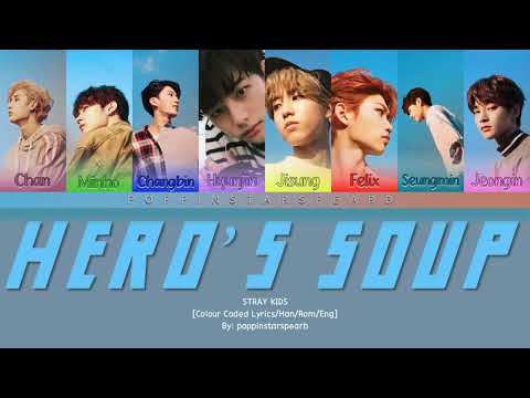 Hero S Soup Stray Kids Color Coded Han Rom Eng