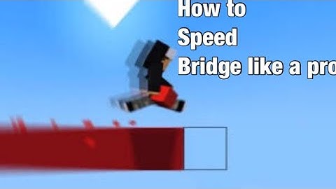 How to speed bridge  like a pro for beginners really easy learn under minutes | minecraft bedrock