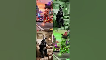 nezha with the rabbit  part 50 - Coffin dance song cover