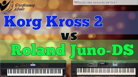 Korg Kross 2 vs Roland Juno-DS: Sound vs Sound Comparison! Which One Sounds Better?