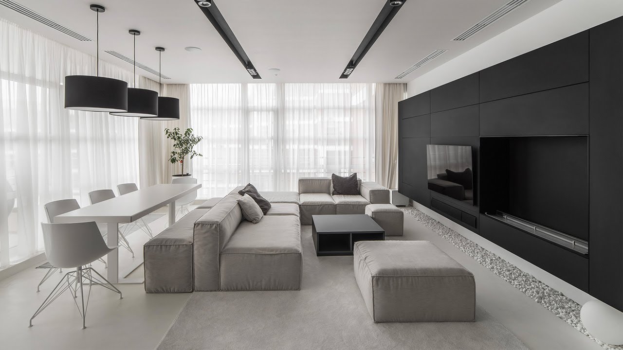 A Modern Black And White Beauty Of A Home - Youtube