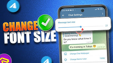 How to Change Font Size on Telegram on Android | Make Telegram Texts Bigger or Smaller on Android