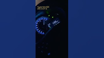 Toyota Yaris on Top speed 💯
