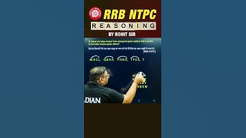 ALPHABET ANALOGY | REASONING BY ROHIT SIR | #shorts #ssc #rrbntpc #ntpc_exam #radianmensa