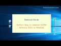 Perfect Way to Uninstall VIPRE Antivirus 2016 on Windows (Total Uninstaller)