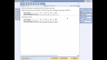 TI-84 Table Feature Demonstration